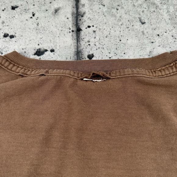 Vintage Volcom Inside Out Graffic Long Sleeve Size Large Brown - Picture 7 of 14